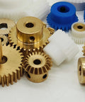 Bevel Gear Set 69 Tooth Brass Gear 0.5 Mod With Step Teeth 6.35mm Bore 15mm Step Diameter with other gears