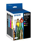 Durabrite Ultra Ink High-Capacity Black And Color Cartridge Combo Pack For Workforce Pro WF-3820, 3823, 4820, 4830, 4833, 4834