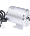 Beast 48V 2000W Brushless Go Kart Motor with 5700RPM max speed, 4300RPM rated, and 6.9Nm torque, shown from a side angle.