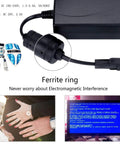 Beefy 29V 2A Dual Motor Power Supply Kit showing ferrite ring to prevent electromagnetic interference.