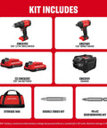 Badass 20V Cordless Drill And Impact Driver Combo Kit With Two 2Ah Lithium Batteries And Charger, includes drill, impact driver, batteries, and charger.