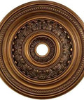 Antique Bronze Ceiling Medallion For Fans And Chandeliers 32 Inch Diameter Lightweight Yet Durable Decor That Elevates Any Room