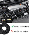 Pro Grade Silicone Vacuum Hose 10 Ft Long One Eighth Inch ID 3mm Black Tubing For Engine Bay Air And Water Lines 130 PSI Burst Pressure High Temp installed in engine bay