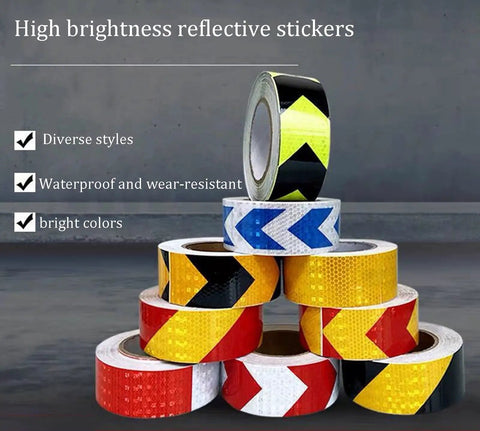 Heavy Duty Diamond Reflective Hazard Warning Tape 2 Inch By 82 Feet Long High Visibility Caution Strip For Outdoor Construction And Work Sites Marking Green Black Roll