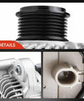 Alternator For Honda Accord 2013 To 2017 2.4L Automatic CVT 12V 110A Clockwise 7 Groove Pulley Replacement New High Quality Auto Part close-up