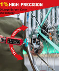 One Quarter Inch Digital Torque Screwdriver With Bright Colorful Large Display, 0.4 To 26.6 Inch Pounds Range, High Precision Pro Grade Plus Or Minus One Percent, Easy Readout For Precision Electronics And Tiny Builds on bicycle repair