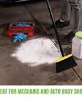 All Liquids Spill Powder That Eats Messes Fast, Ultra Absorbent Spill Cleanup For Vomit Urine Oil And All Liquids on garage floor