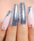 Gel Nail Polish Kit Set 6x8ml Soak Off UV LED Hema Free Glitter Colors Red Green For Nail Art DIY Mani With Long Lasting Shine