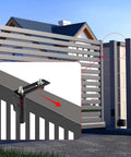 Installed Slide Gate Guide Roller Assembly With Dual Nylon Rollers And L Post Bracket For Heavy Duty Gates And Fences Pack Of 2