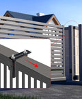 Slide Gate Guide Roller Assembly With Dual Nylon Rollers And L Post Bracket Support For Heavy Duty Gates And Fences Built Tough installed