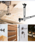Heavy Duty 2 Pack Forstner Drill Bits Featuring Rock Solid Carbide Tips For Clean Hole Drilling In Hardwood Plywood Mdf And Plastic built for precision and tough tasks.