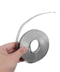 Stainless Steel Worm Drive Hose Clamp Kit 32.8 Ft Cut To Fit Adjustable Banding Strap Reusable Durable Pipe Fitting roll in hand