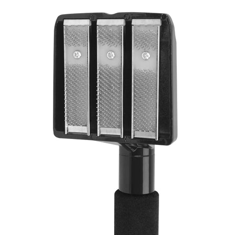 Close-up of Budget Carpet Knee Kicker For Quick Install And Positioning With Angled Teeth Grip Non Adjustable Economy Tool head