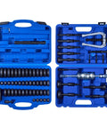 VEVOR 52-piece bushing bearing and seal driver set and 16-piece slide hammer puller set in blue cases