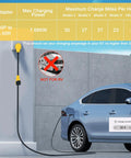NEMA 6-50P to 14-50R EV Charger Adapter Cord For Tesla And Other EVs 50 Amp 240V Level 2 Charging in use