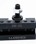 6 To 12 Inch Swing Piston Type Quick Change Tool Post For Lathe M14x1.5 Stud 100 AXA Series Pro Grade Tooling built component close-up