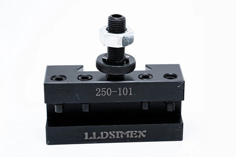 6 To 12 Inch Swing Piston Type Quick Change Tool Post For Lathe M14x1.5 Stud 100 AXA Series Pro Grade Tooling built component close-up