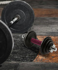 Two Pack Detachable Neoprene Pull Up Bar And Barbell Pad Covers With Anti Slip Grip for Training and Workouts Gym Accessory in use