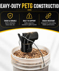 Dual Mode Dust Collector For DWS780 And DWS779 Saws With Gravity Drop Into A 5 Gallon Bucket Or Powerful Vacuum Mode, PETG construction