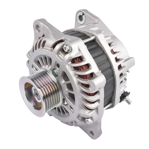 Front view of 150 Amp 12 Volt Alternator Replacement Direct Fit for Infiniti JX35 QX60 Nissan Murano Pathfinder 2013 2014 2015 2016 V6