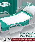 Heavy Duty Disposable Bed Pads 100 Count 30x36 Inch Ultra Absorbent Cloth Backed Incontinence Underpads on hospital bed