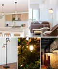 Stylish home decor with Dimmable LED Edison Style Filament Bulbs 100W Incandescent Equivalent 8W 1200 Lumens E26 Base 2700K