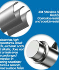 304 Stainless Steel Rod Ends for Slick Portable Ultrasonic Cleaner With Aluminum Alloy Probe, 40Khz Deep Cavity Wash