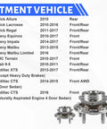 Fitment details for wheel hub and bearing assembly 513288 with ABS 5 lug for various GM models including Chevy and Buick.