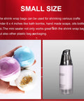 Clear PVC Shrink Wrap Bags 4x6 Inches With Heat Seal 400 Pcs Pack Pro Grade Crystal Clear Packaging Film wrapped around bath bombs