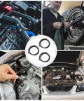 Practical And Sturdy Polyurethane Fuel Hose Kit 3pcs For Car And Bike Replacement Gasoline Petrol Line Tube System Black Ready To Go, 1m hoses