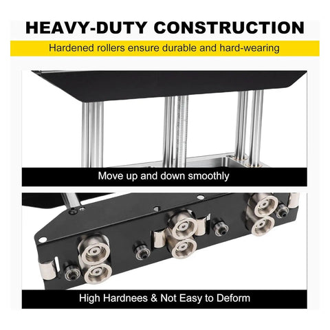 Three Station Sheet Metal Roller Bender for Durable Edge Bends from Five Eighths Inch to Four Inches Adjustable Edge Roller