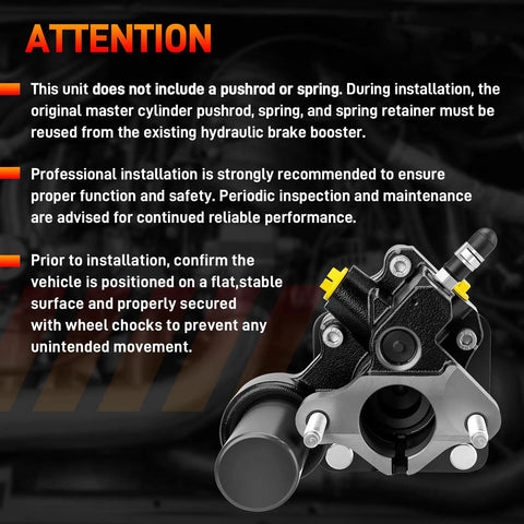 Hydraulic Power Brake Booster Replacement For Chevy And GMC Rigs And Suburbans 1997-2000 C1500 C2500 C3500 K1500 K2500 K3500