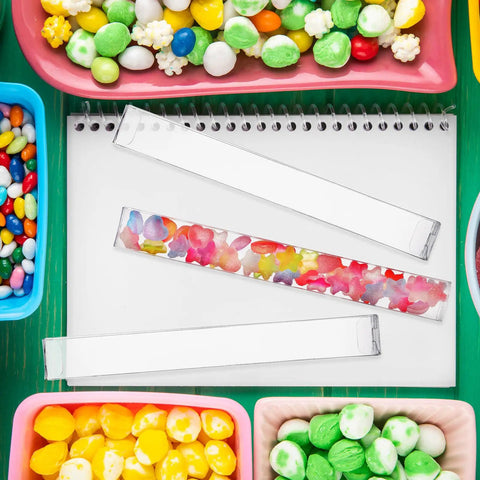 Totally Awesome Transparent Candy Favor Boxes Perfect For Throwing Epic Parties And Weddings Pack Of 45 Sturdy Little Containers