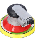 Close-up of Beast Industrial Pneumatic Sander Polishing Tool Pro Grade For Smooth Metal Grinding High Hardness Steel Movement