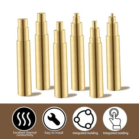 Six Piece Heat Set Insert Tool Kit With Soldering Iron Tips For Thread Inserts M2 To M6 All In One Heat Tool For 3D Printers