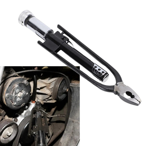 Reversible Safety Wire Twisting Pliers 9 Inch Heavy Duty Pro Grade Tool in use for automotive maintenance.