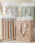Grab And Go Medium Sized Gift Bag Set With Handles, 9 Inch, Includes Matching Tissue Paper, Cards, Stickers, And Envelopes