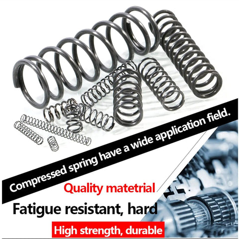 Beefy Extension Compression Springs Kit With Y Type Long Return Springs 1.8mm Wire 20 To 35mm Outer Diameter 300mm Length