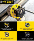 Magnetic Welding Ground Clamp Base Holder With 300 Amp Capacity Magswitch On Off Grounding Heavy Duty Clamp For Welding