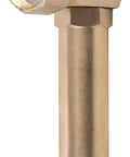 Brass Swivel Replacement for Hose Reels 704 705 714, 4.66 Inch Long, Heavy Duty Garden Reel Part, No Fuss Install, Brass Construction, Fits Worn Swivels, Model 4007 shown with threaded brass connector