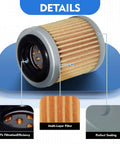 CVT Transmission Oil Cooler Filter Without O Ring Replacement showing multi-layer design and sealing details for Nissan and Mitsubishi