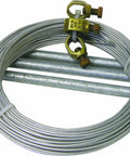 All In One Grounding Kit With Three Grounding Rods, One Half Inch Clamps, And Fifty Foot Ground Wire, Silver Finish
