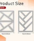 Geometric Die Cuts For Card Making And Scrapbooking Background Dies With Hollow Frame For Rectangle And Triangle Designs
