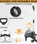 Six Wheel Backpack Trolley Rolling Dolly Cart for Luggage and Travel Hand Truck with foldable base and comfort handle