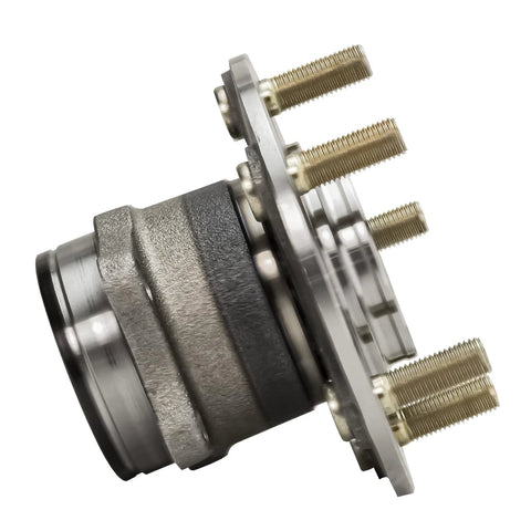 Side view of AWD Rear Wheel Bearing And Hub Assembly Pair For Mitsubishi Lancer 2008 To 2015 And Outlander 2007 To 2013 With 5 Lug And ABS BR930866