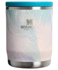 Adventure To Go 18 Oz Lunch Jar Vacuum Insulated Stainless Steel With Wide Mouth Lid Leakproof Lid Packable For Travel BPA Free Sea Glass Plume Finish Keeps Food Fresh And Ready On The Go.