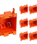 10 Pack Single Gang Electrical Outlet Box for Old Work 14 Cu In Junction Box with Built In Cable Clamps Durable Thermoplastic