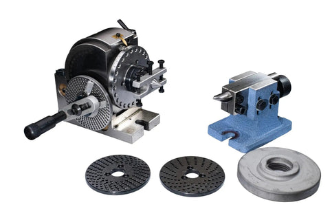 Heavy Duty Rock Solid Six Inch Semi Indexing Dividing Head With Three Jaw Tailstock Chuck For Cnc Milling Shops And Knuckle Bashers Built Killa Tough For The Daily Grind with two index plates.