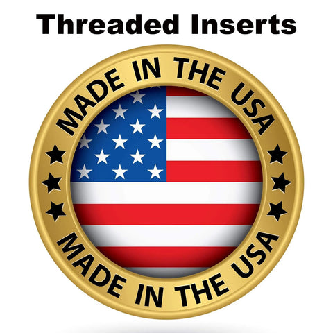 Made in USA badge for EZ-329-4 Thread Repair Kit For Metal And Carbon Steel Threaded Inserts One Quarter Twenty With Installation Tools Quick Fix