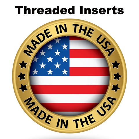 Thread Repair Kit For Metal With Carbon Steel Inserts 1/2-13 Heavy Duty, Made in USA logo with American flag